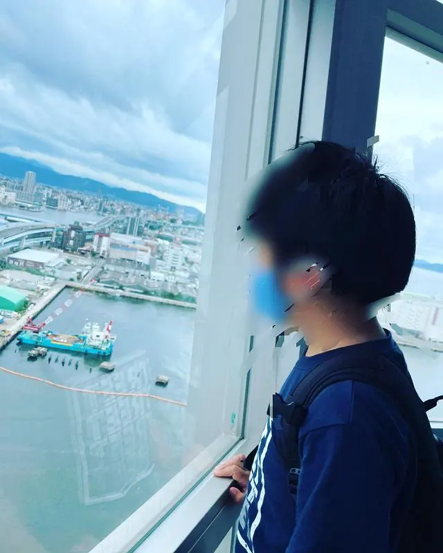 戸外活動で福岡市博多区「博多ポートタワー」に-2