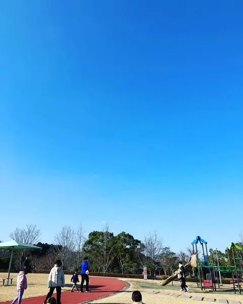 福岡県飯塚市の「筑豊緑地公園」で戸外活動-2