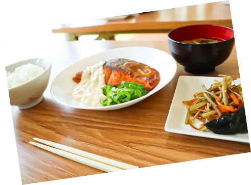 選ばれる理由-調理実習